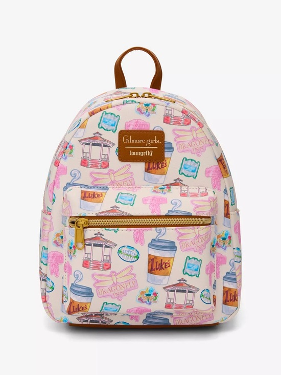 Loungefly Handbags - Loungefly Gilmore Girls Stars Hollow Icons Mini Backpack Hot Topic
